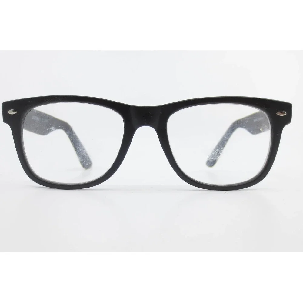 University Capri Eyeglasses Matte Black Wayfarer Frames 52-20-145 36708